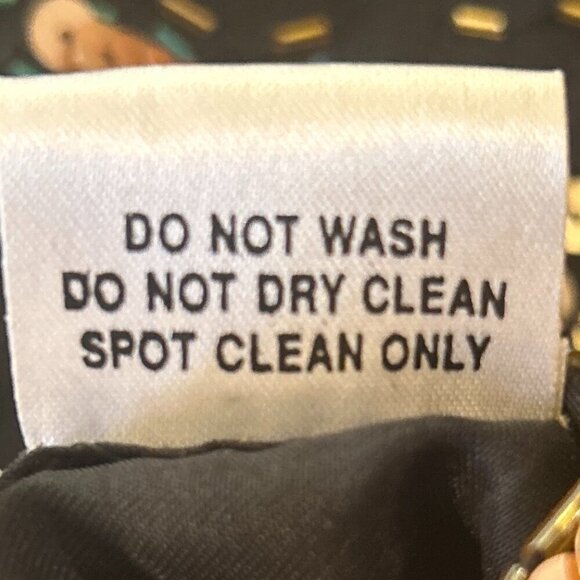 Night Vogue SZS Vintage Silk sequin cropped jacket Artsy Old Glamour Formal 80's - Picture 9 of 9